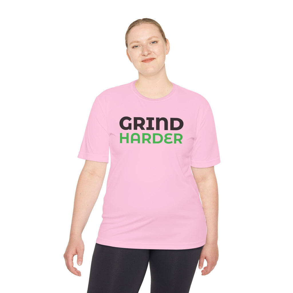 GRIND HARDER – Moisture-Wicking Performance T-Shirt | CAS+ILLO Apparel