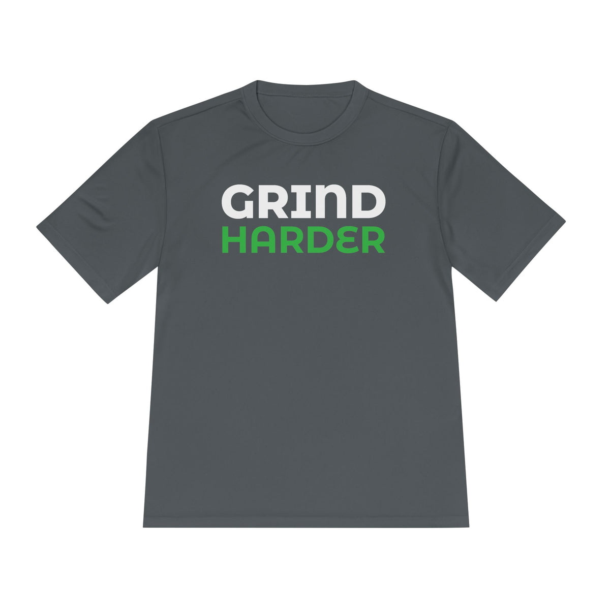 GRIND HARDER – Moisture-Wicking Performance T-Shirt | CAS+ILLO Apparel