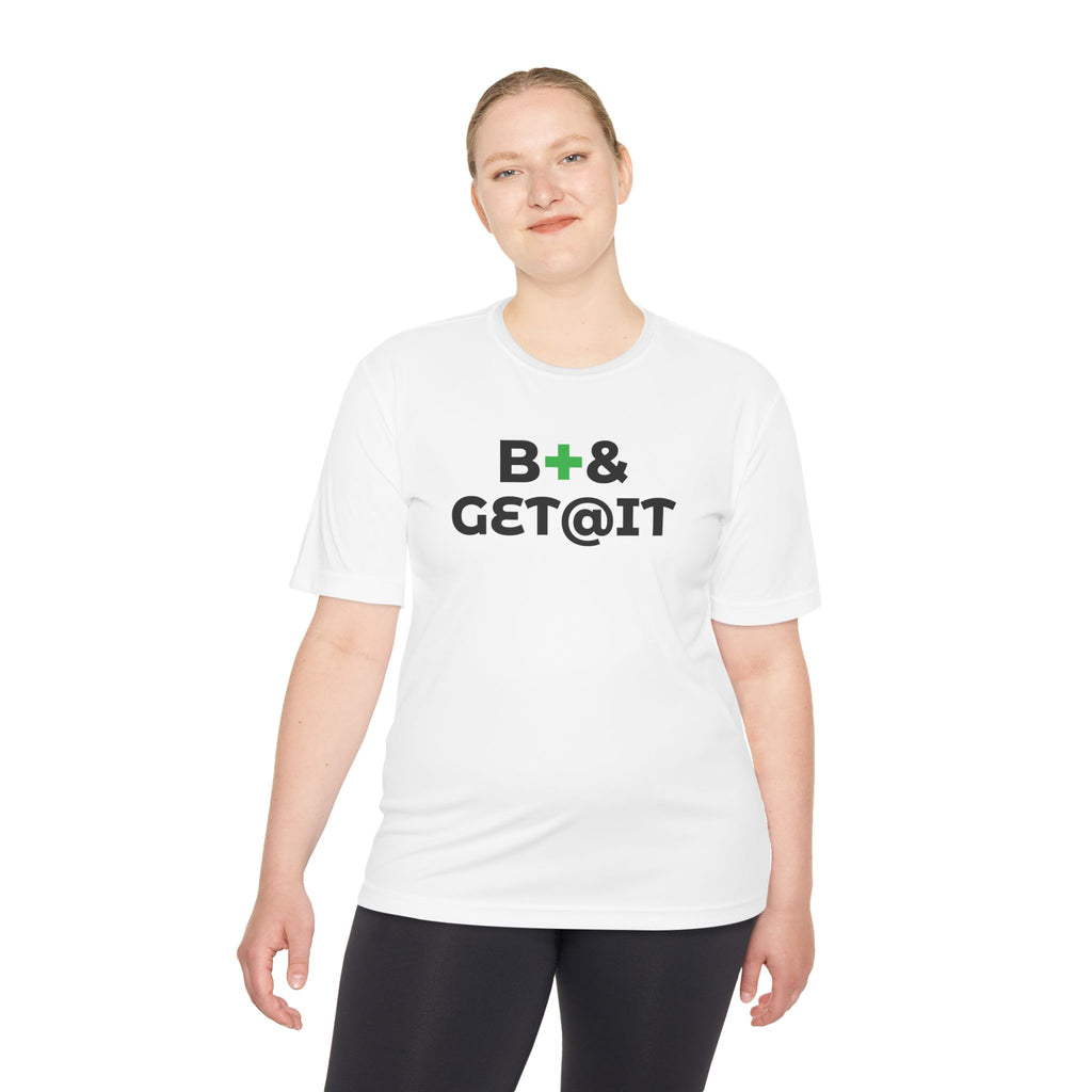B+& GET@IT – Moisture-Wicking Performance T-Shirt | CAS+ILLO Apparel