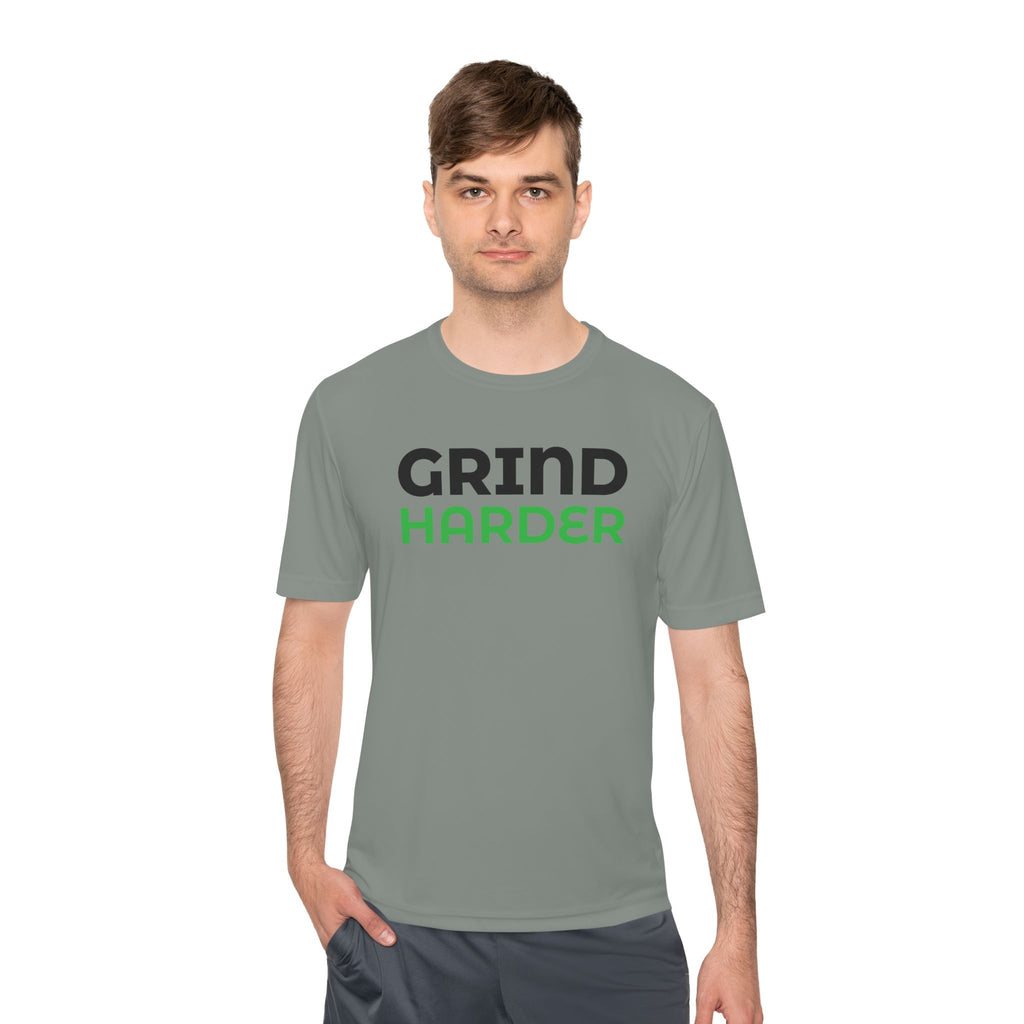 GRIND HARDER – Moisture-Wicking Performance T-Shirt | CAS+ILLO Apparel