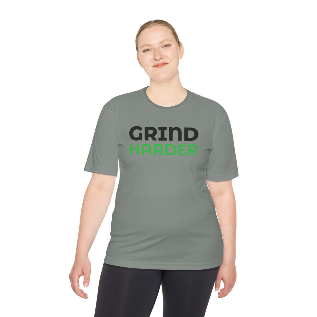 GRIND HARDER – Moisture-Wicking Performance T-Shirt | CAS+ILLO Apparel
