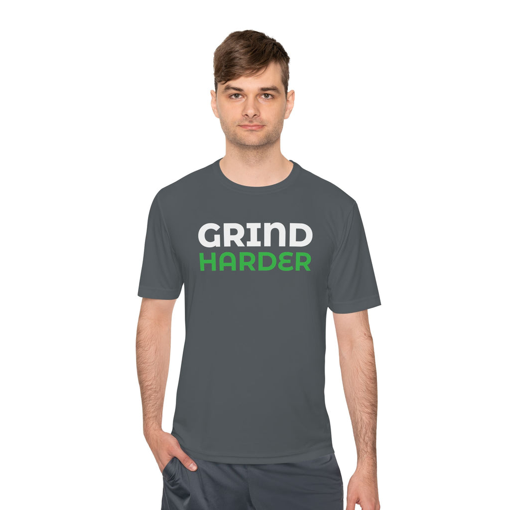 GRIND HARDER – Moisture-Wicking Performance T-Shirt | CAS+ILLO Apparel