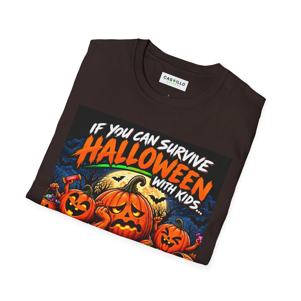 Survive Halloween With Kids | Funny Halloween T-Shirt