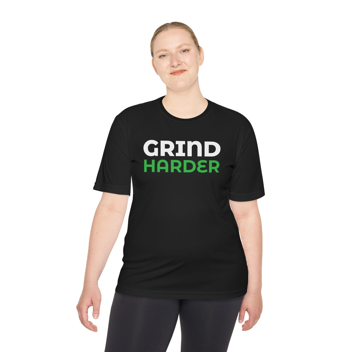 GRIND HARDER – Moisture-Wicking Performance T-Shirt | CAS+ILLO Apparel