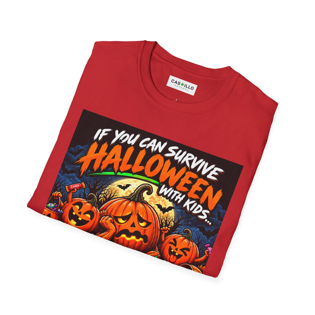 Survive Halloween With Kids | Funny Halloween T-Shirt