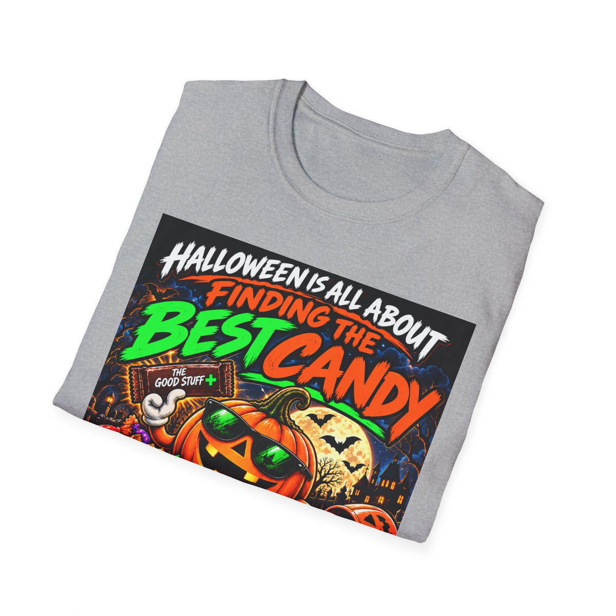 Halloween Is All About Finding the Best Candy | Positive Halloween T-Shirt