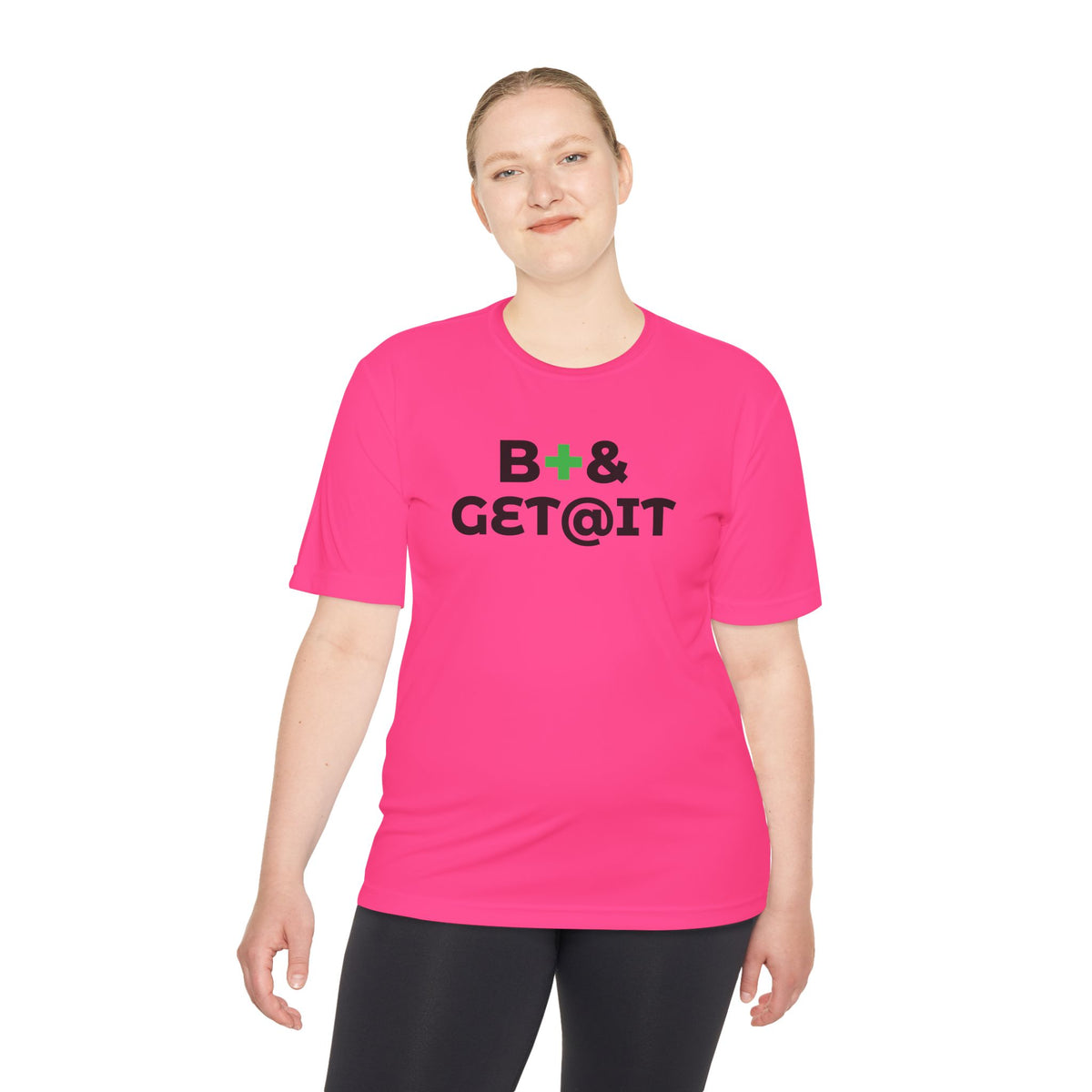 B+& GET@IT – Moisture-Wicking Performance T-Shirt | CAS+ILLO Apparel