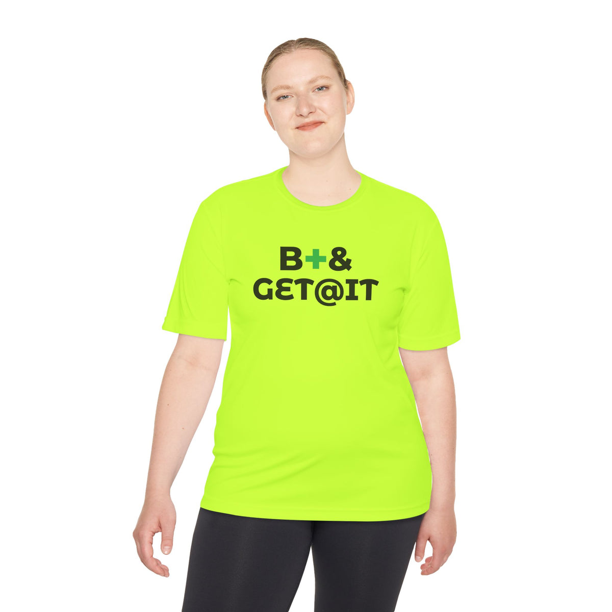 B+& GET@IT – Moisture-Wicking Performance T-Shirt | CAS+ILLO Apparel