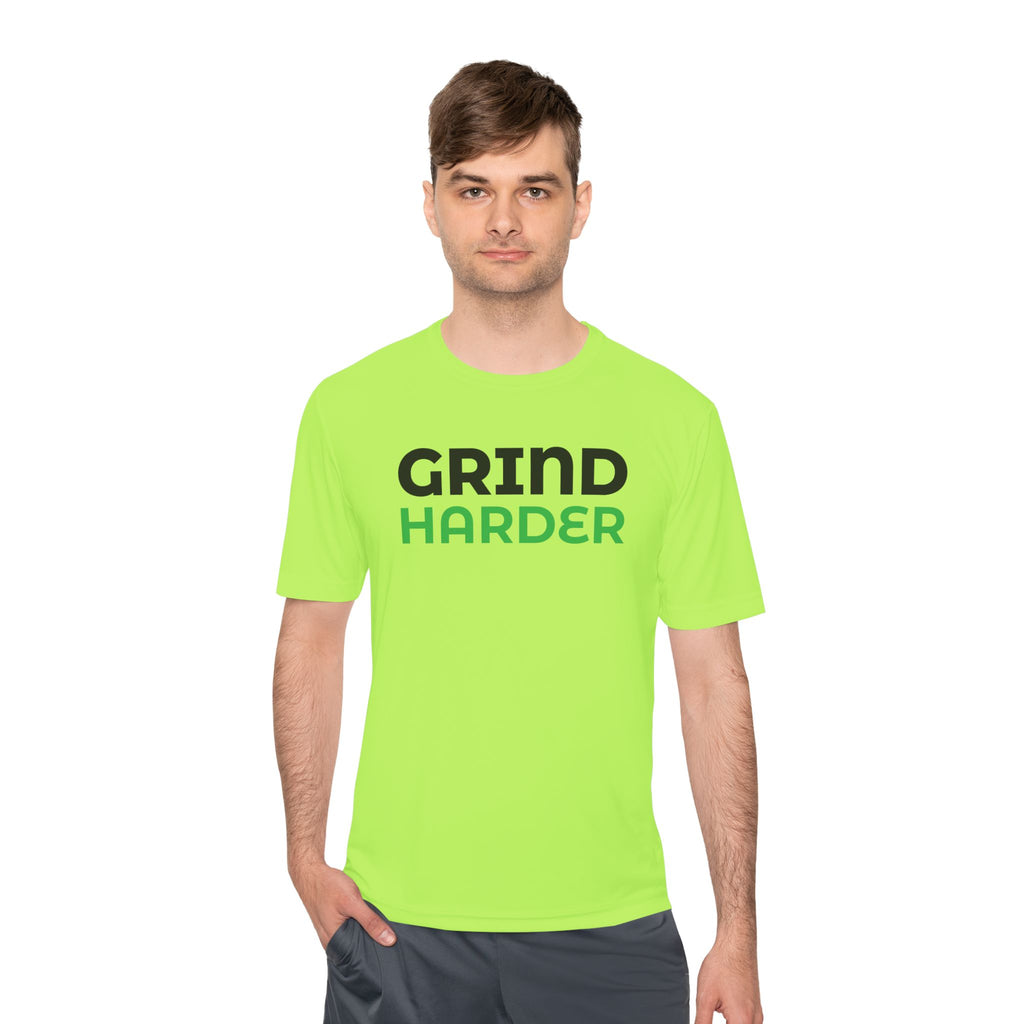 GRIND HARDER – Moisture-Wicking Performance T-Shirt | CAS+ILLO Apparel