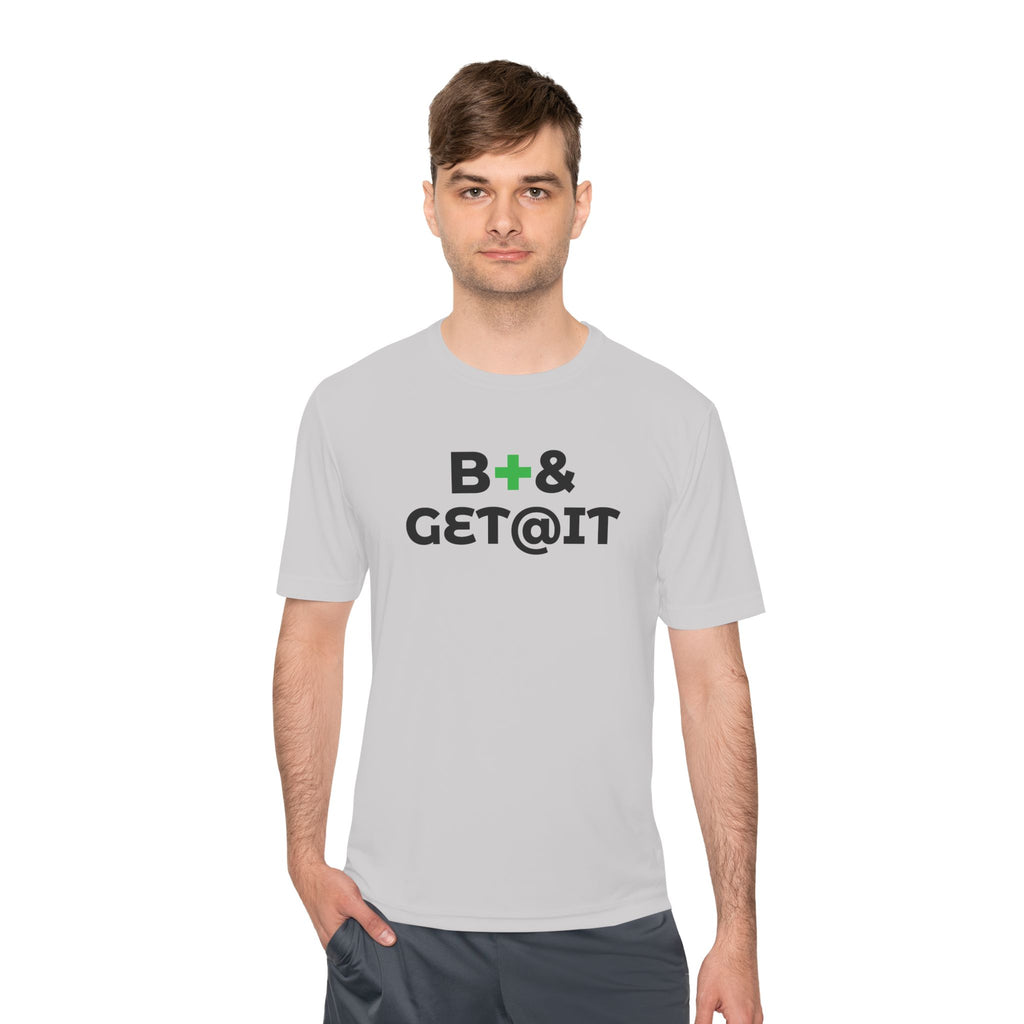 B+& GET@IT – Moisture-Wicking Performance T-Shirt | CAS+ILLO Apparel