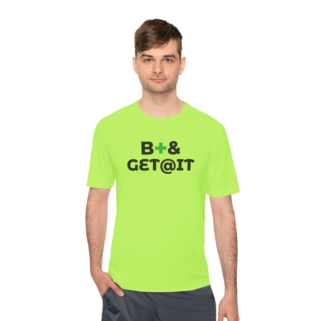 B+& GET@IT – Moisture-Wicking Performance T-Shirt | CAS+ILLO Apparel