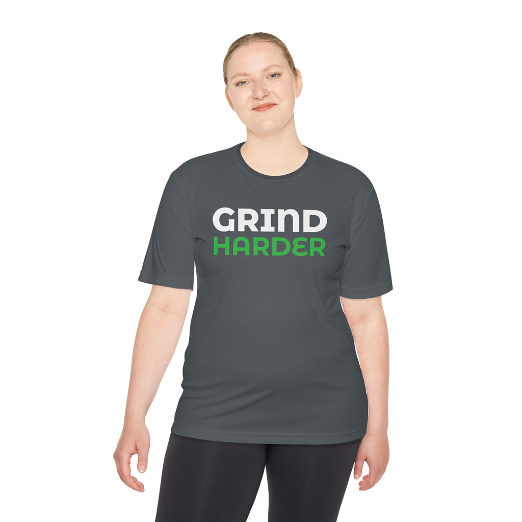 GRIND HARDER – Moisture-Wicking Performance T-Shirt | CAS+ILLO Apparel