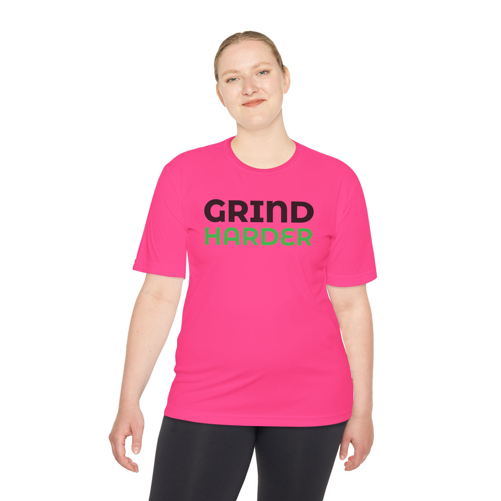 GRIND HARDER – Moisture-Wicking Performance T-Shirt | CAS+ILLO Apparel