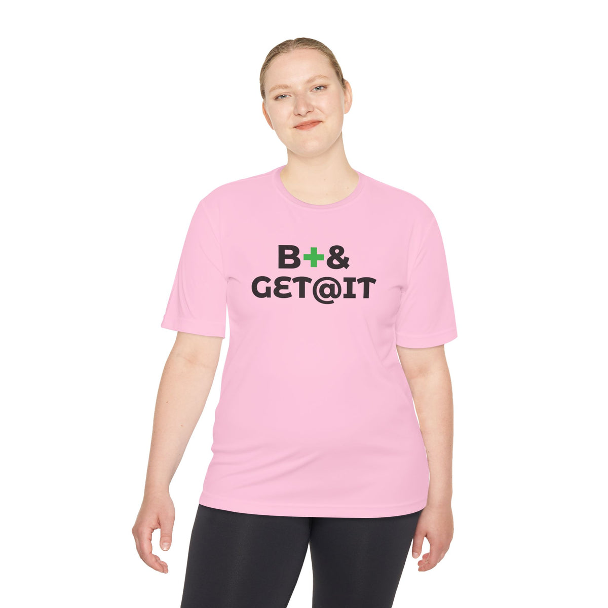 B+& GET@IT – Moisture-Wicking Performance T-Shirt | CAS+ILLO Apparel