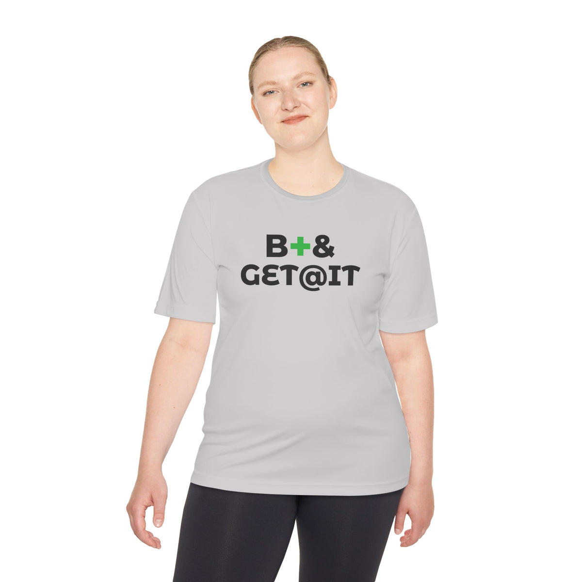 B+& GET@IT – Moisture-Wicking Performance T-Shirt | CAS+ILLO Apparel