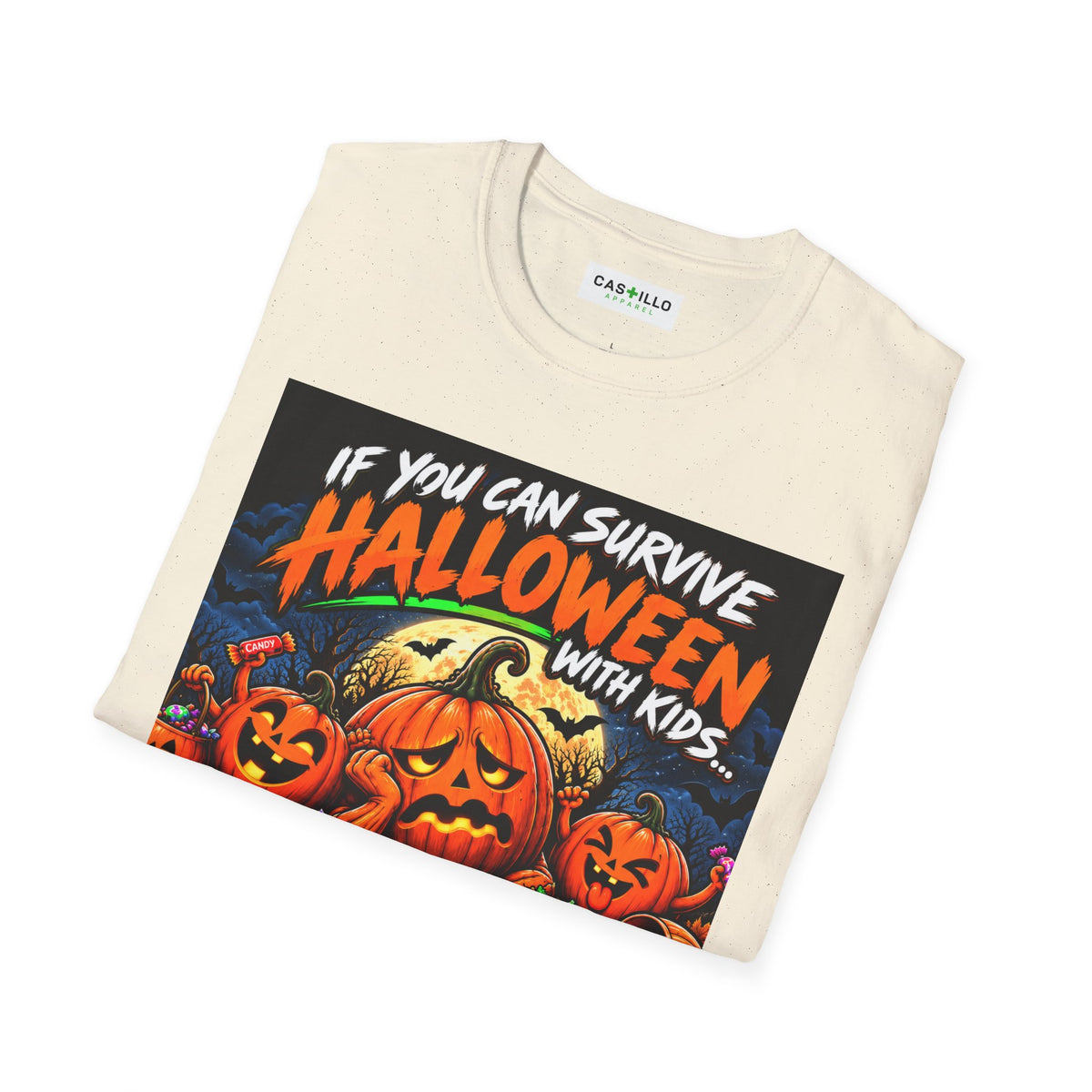 Survive Halloween With Kids | Funny Halloween T-Shirt