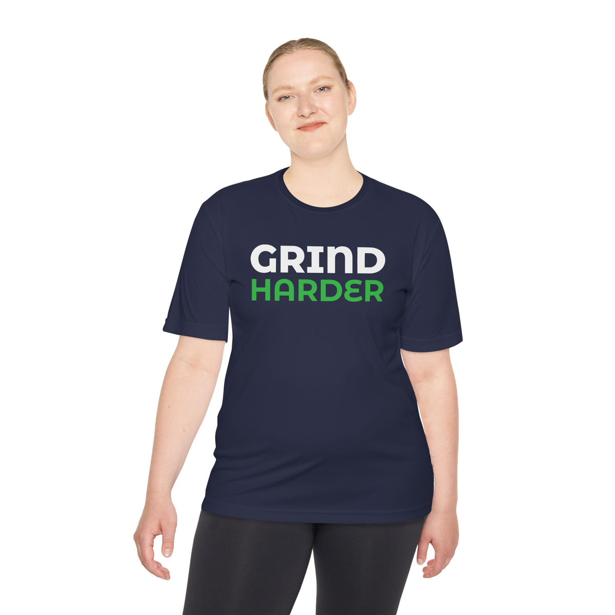 GRIND HARDER – Moisture-Wicking Performance T-Shirt | CAS+ILLO Apparel