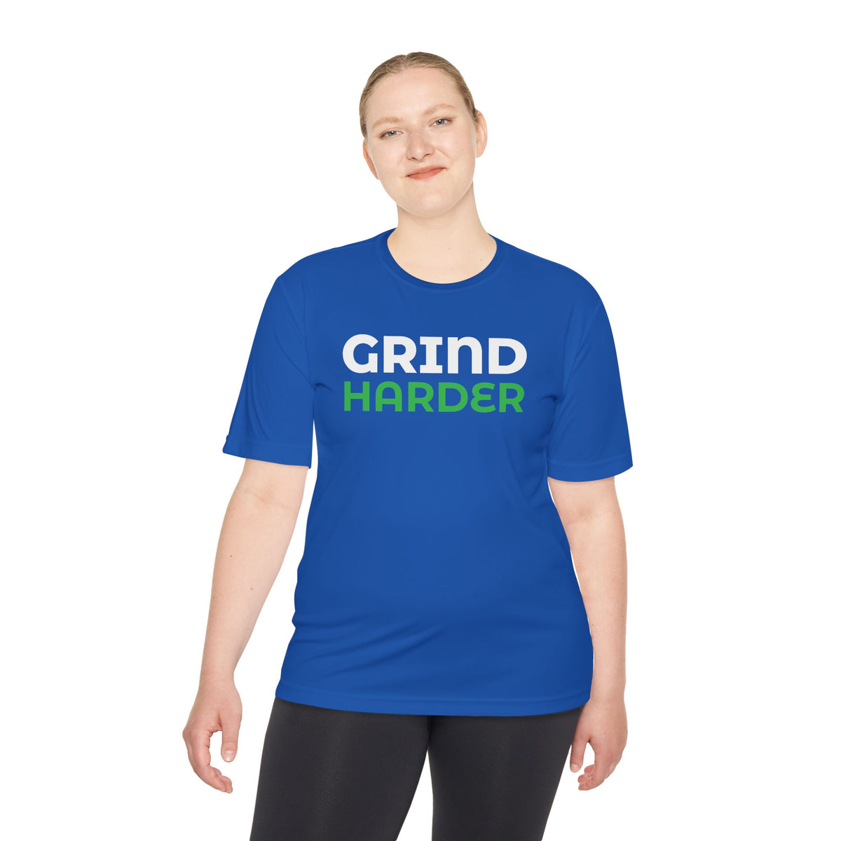 GRIND HARDER – Moisture-Wicking Performance T-Shirt | CAS+ILLO Apparel