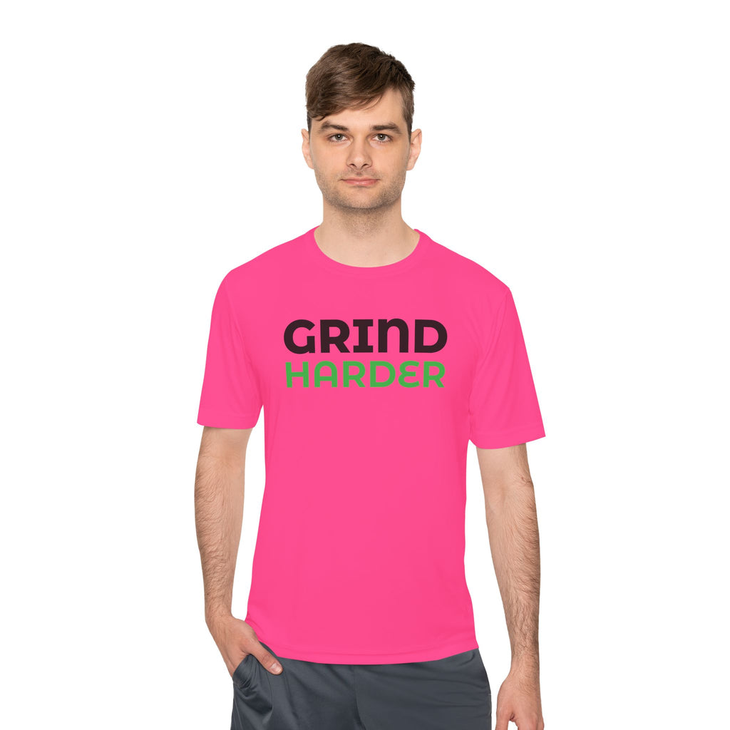 GRIND HARDER – Moisture-Wicking Performance T-Shirt | CAS+ILLO Apparel