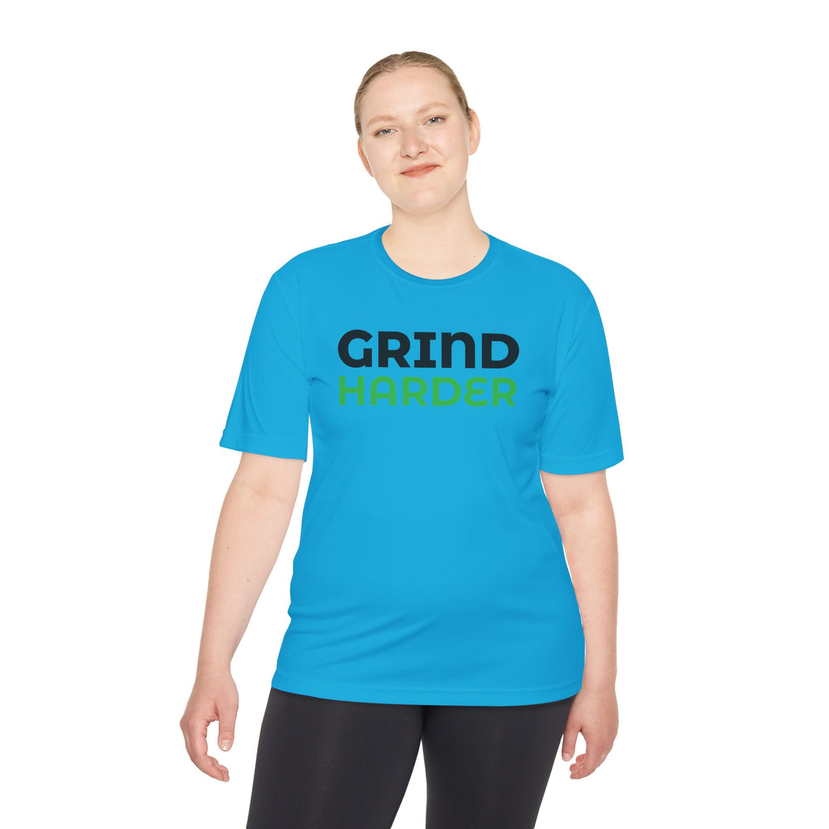 GRIND HARDER – Moisture-Wicking Performance T-Shirt | CAS+ILLO Apparel