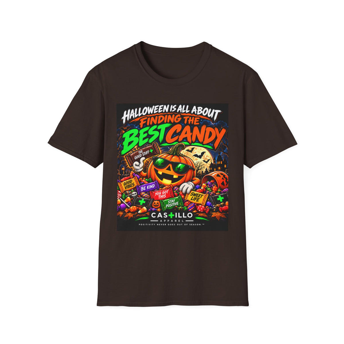 Halloween Is All About Finding the Best Candy | Positive Halloween T-Shirt