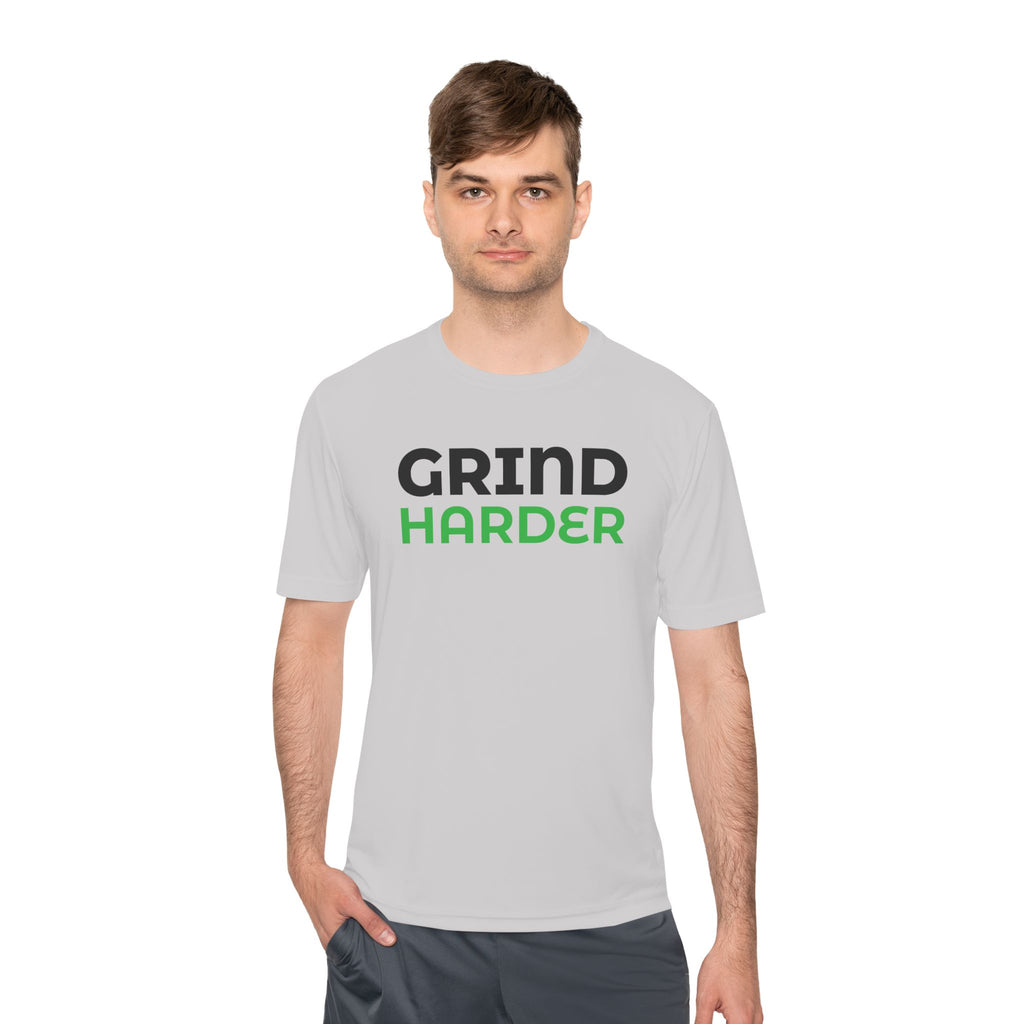 GRIND HARDER – Moisture-Wicking Performance T-Shirt | CAS+ILLO Apparel