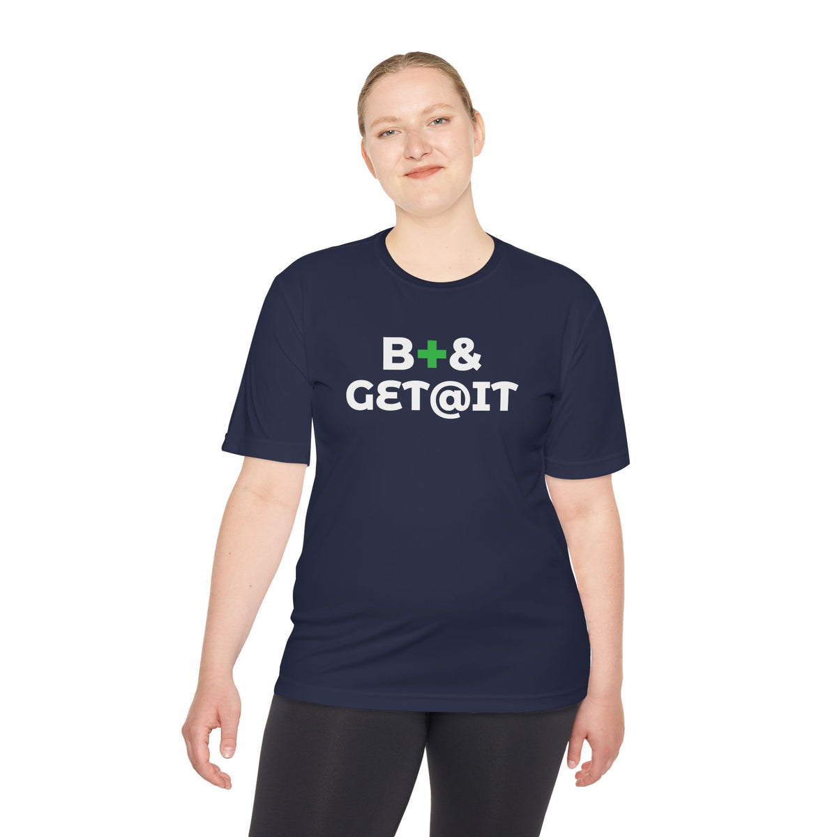 B+& GET@IT – Moisture-Wicking Performance T-Shirt | CAS+ILLO Apparel