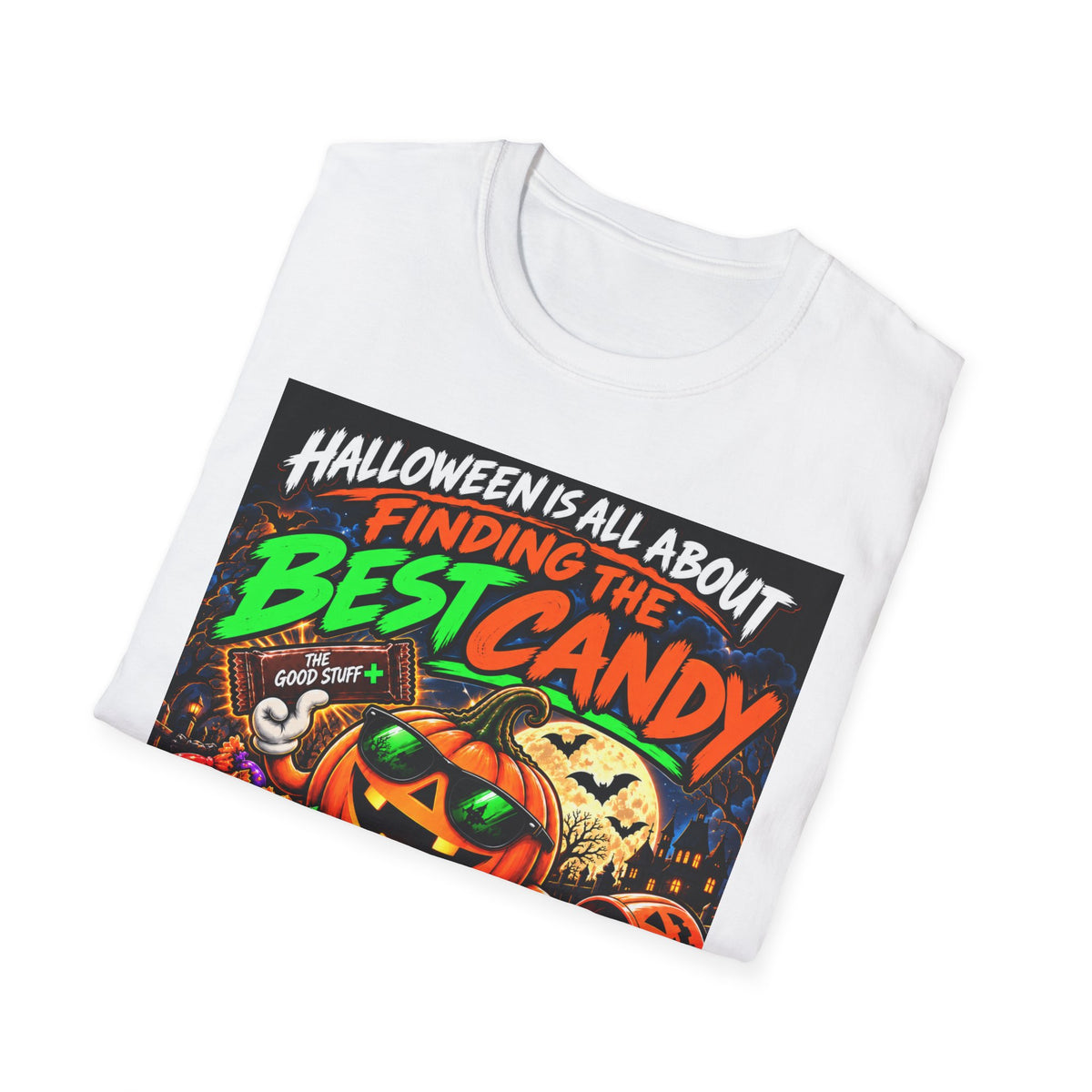 Halloween Is All About Finding the Best Candy | Positive Halloween T-Shirt