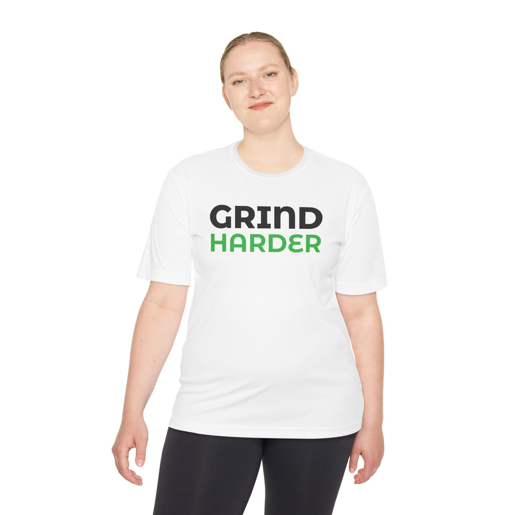 GRIND HARDER – Moisture-Wicking Performance T-Shirt | CAS+ILLO Apparel