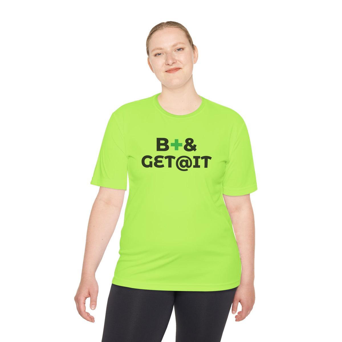 B+& GET@IT – Moisture-Wicking Performance T-Shirt | CAS+ILLO Apparel