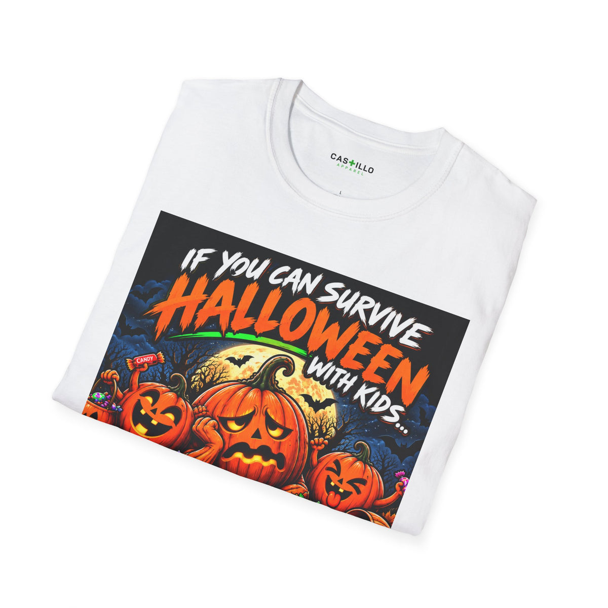 Survive Halloween With Kids | Funny Halloween T-Shirt