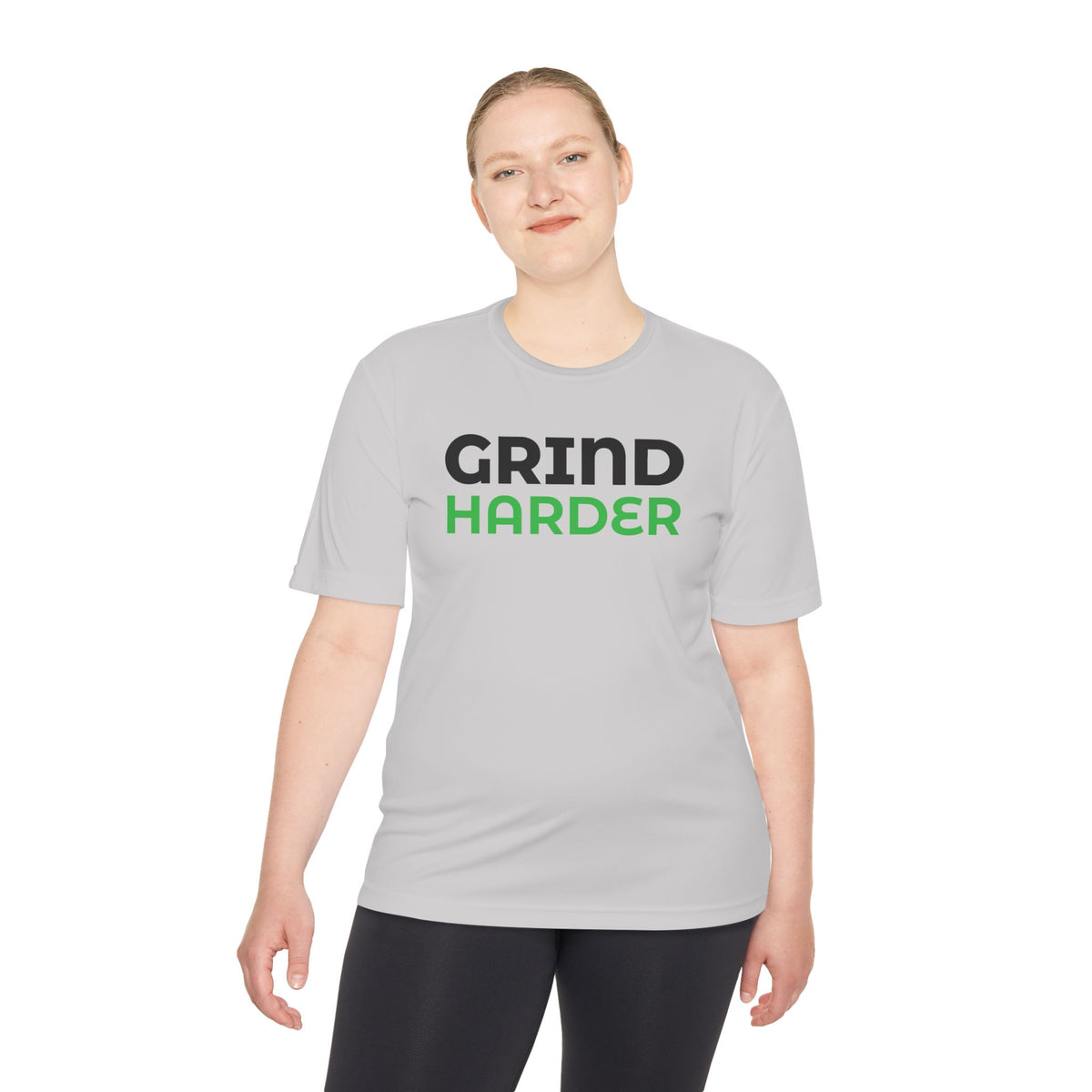 GRIND HARDER – Moisture-Wicking Performance T-Shirt | CAS+ILLO Apparel
