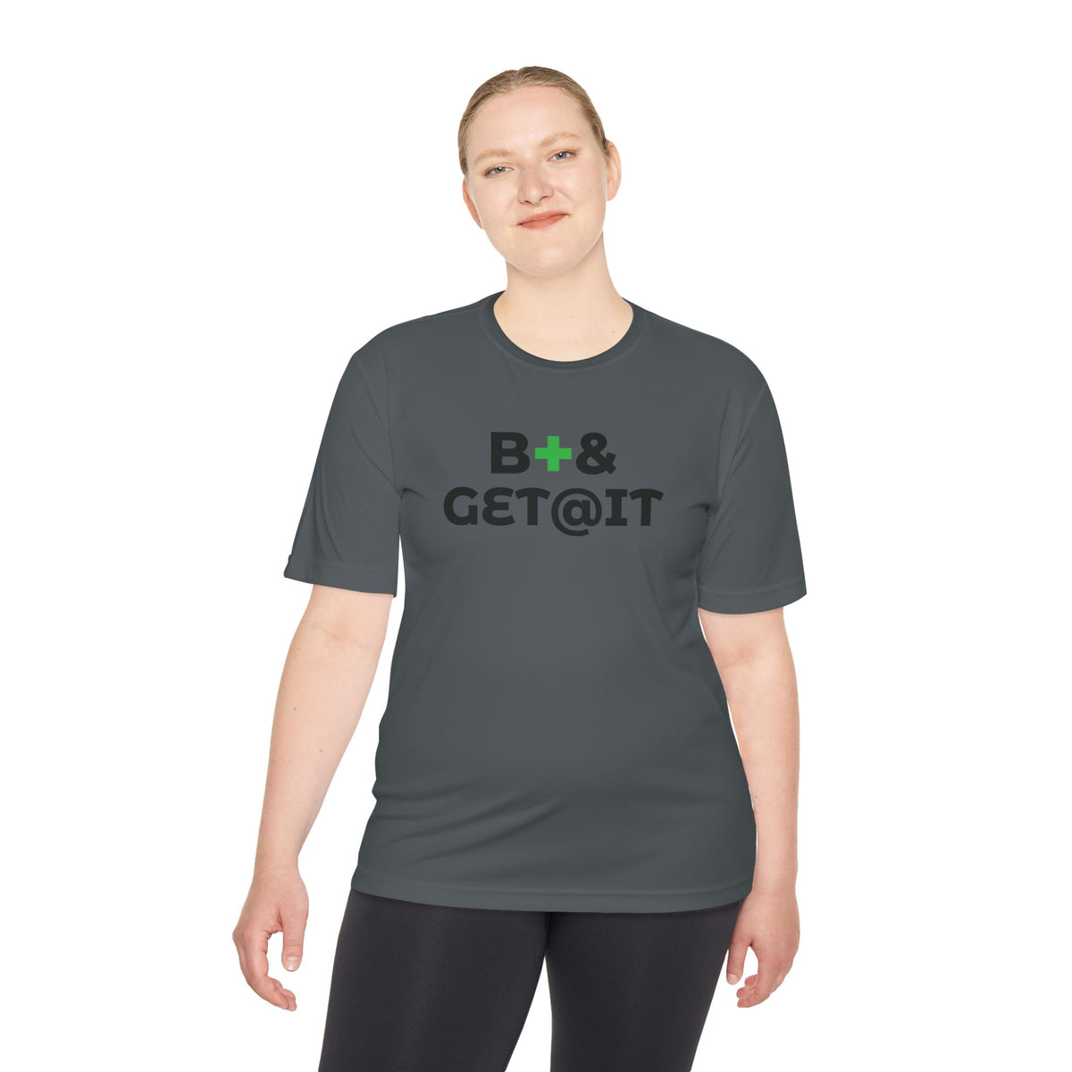 B+& GET@IT – Moisture-Wicking Performance T-Shirt | CAS+ILLO Apparel