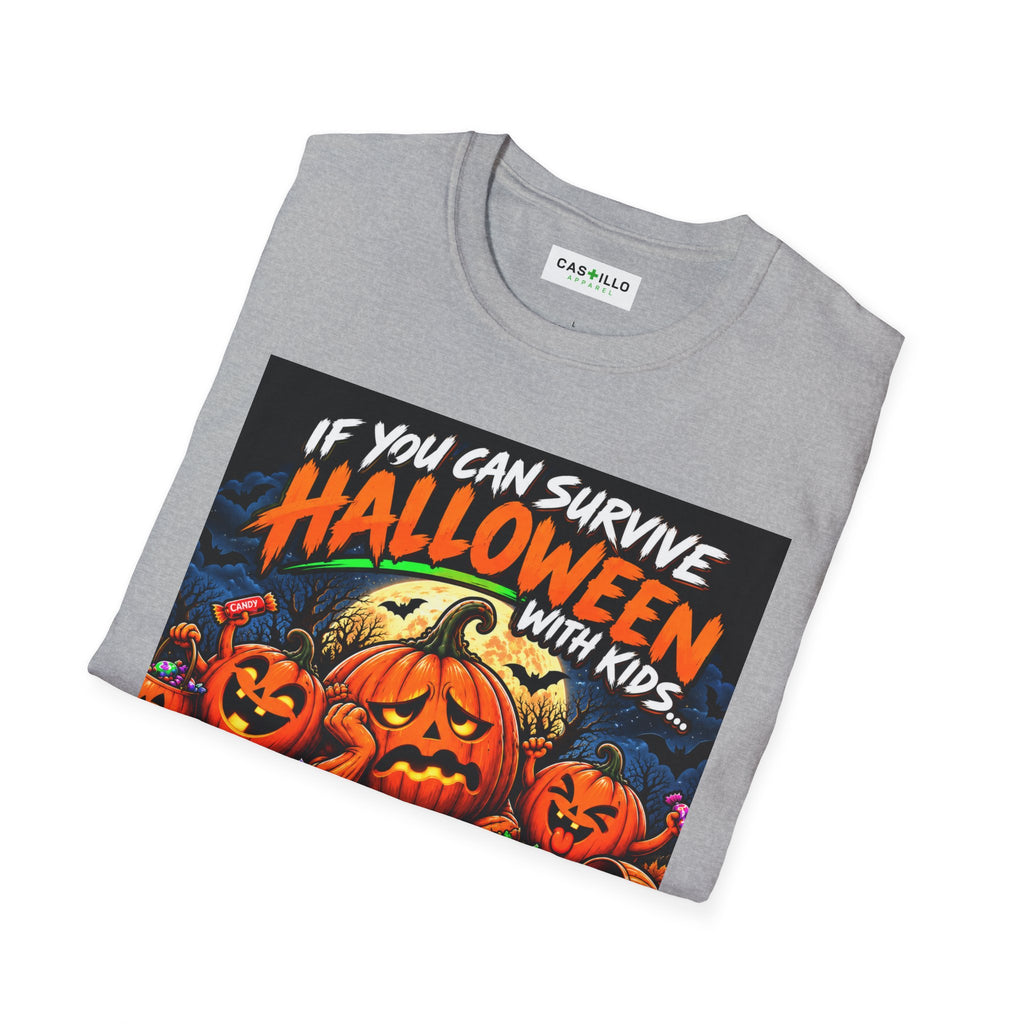 Survive Halloween With Kids | Funny Halloween T-Shirt
